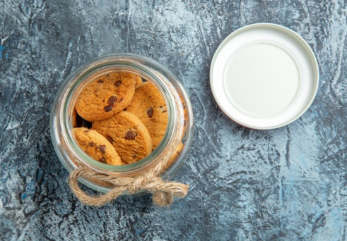 Bote de mini cookies