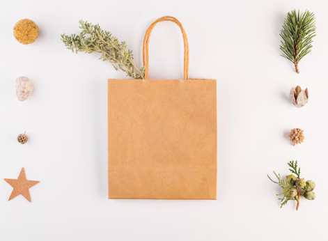 Bolsa de papel con asas
